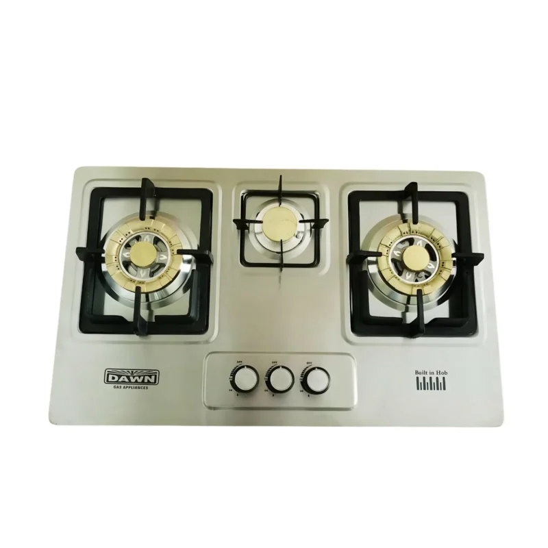 3-Burner Built-in Hob with Auto Ignition – DG-303