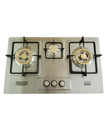 3-Burner Built-in Hob with Auto Ignition – DG-444