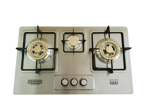 3-Burner Built-in Hob with Auto Ignition – DG-444