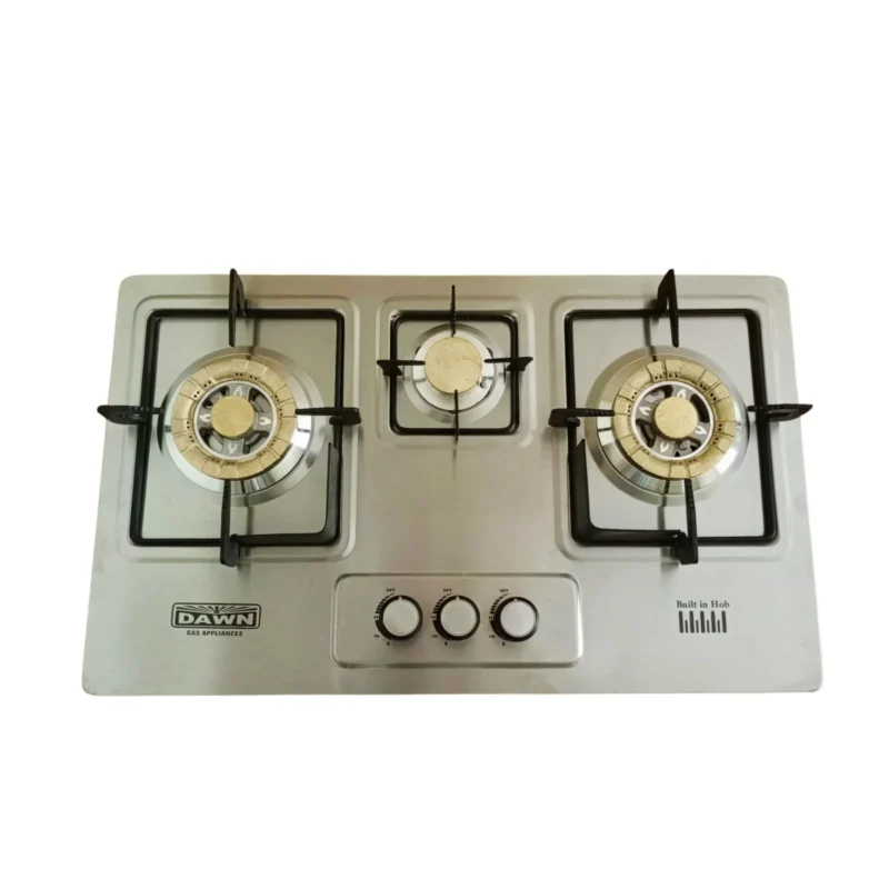 3-Burner Built-in Hob with Auto Ignition – DG-444