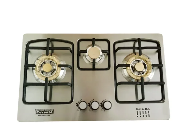 3-Burner Built-in Hob with Auto Ignition – DG-505