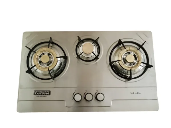 3-Burner Built-in Hob with Auto Ignition – DG-707