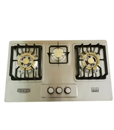 3-Burner Built-in Hob with Auto Ignition – DG-909