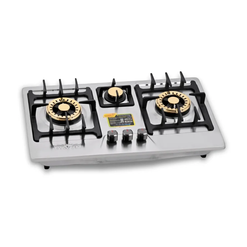 DawnGas DH101B Built In Hob, Brass Burners
