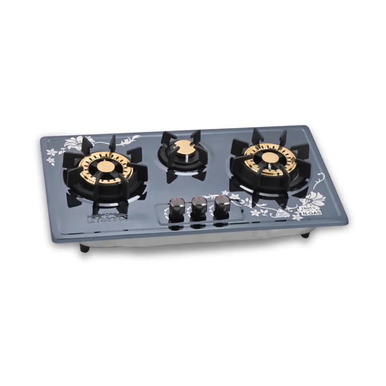 DawnGas DH2806B Stainless Steel Brass Burner Built-In Hob