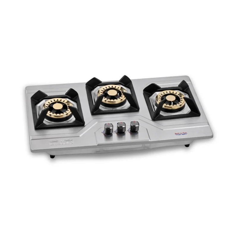 DawnGas DH-3103B Triple Brass Burner Built-In Hob