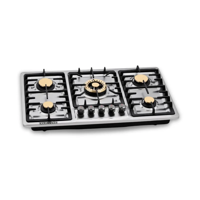 DawnGas DH3451B Brass Burner Built-in Gas Hob