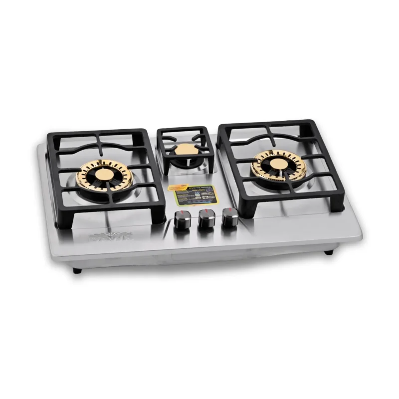 DH404B Built In Hob with Brass Burners