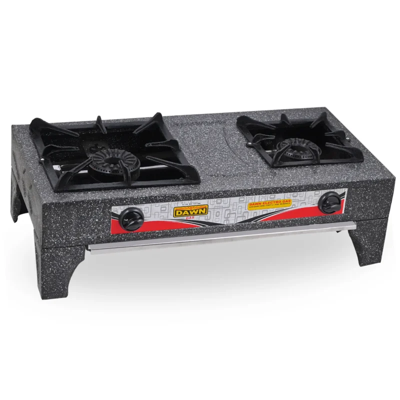 DawnGas DS888 Tamchini Double Burner Gas Stove – Heavy-Duty 2-Burner Stove for Homes & Commercial Kitchens